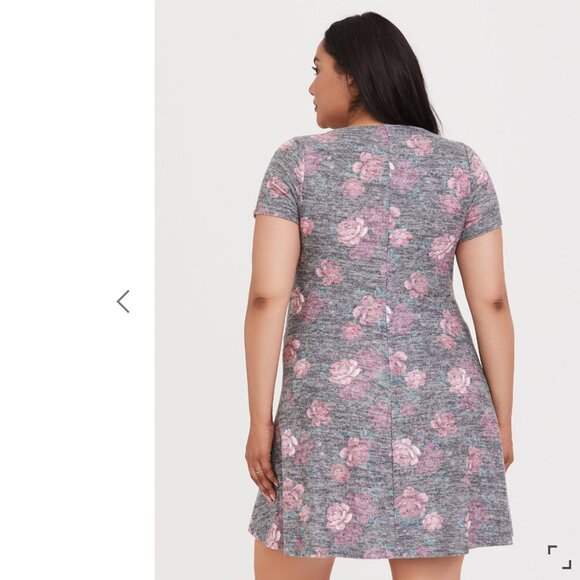 *Torrid Mini Super Soft Plush Skater Dress NWT - Picture 4 of 8